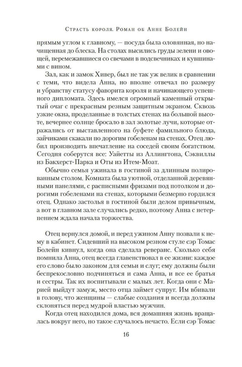 Страсть короля. Роман об Анне Болейн